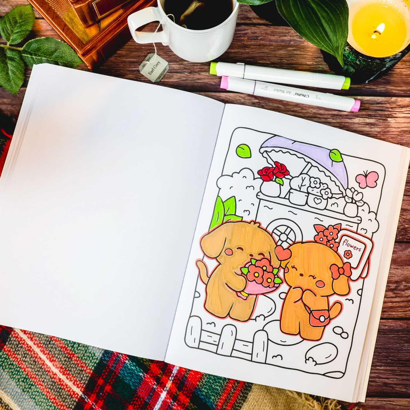 Cozy Love Glow-in-the-Dark Coloring