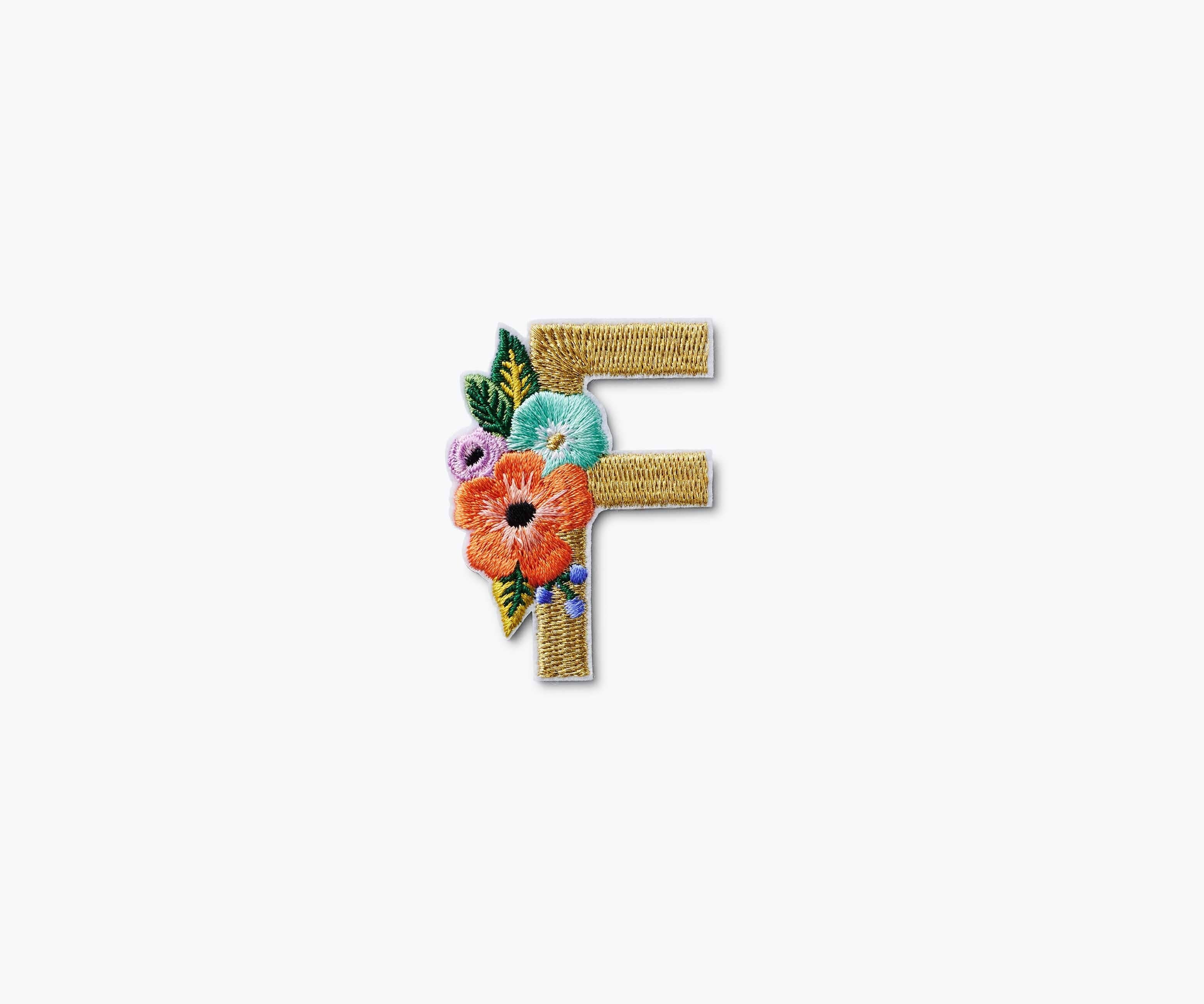Garden Party Monogram Patch