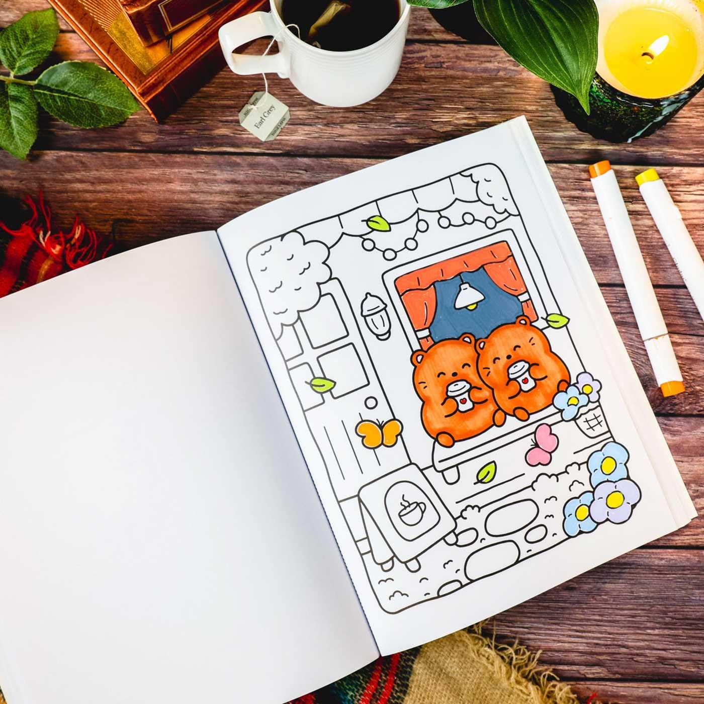 Cozy Love Glow-in-the-Dark Coloring