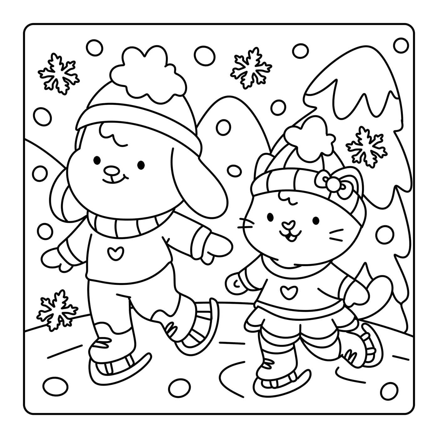 Cozy Christmas: Advent Coloring