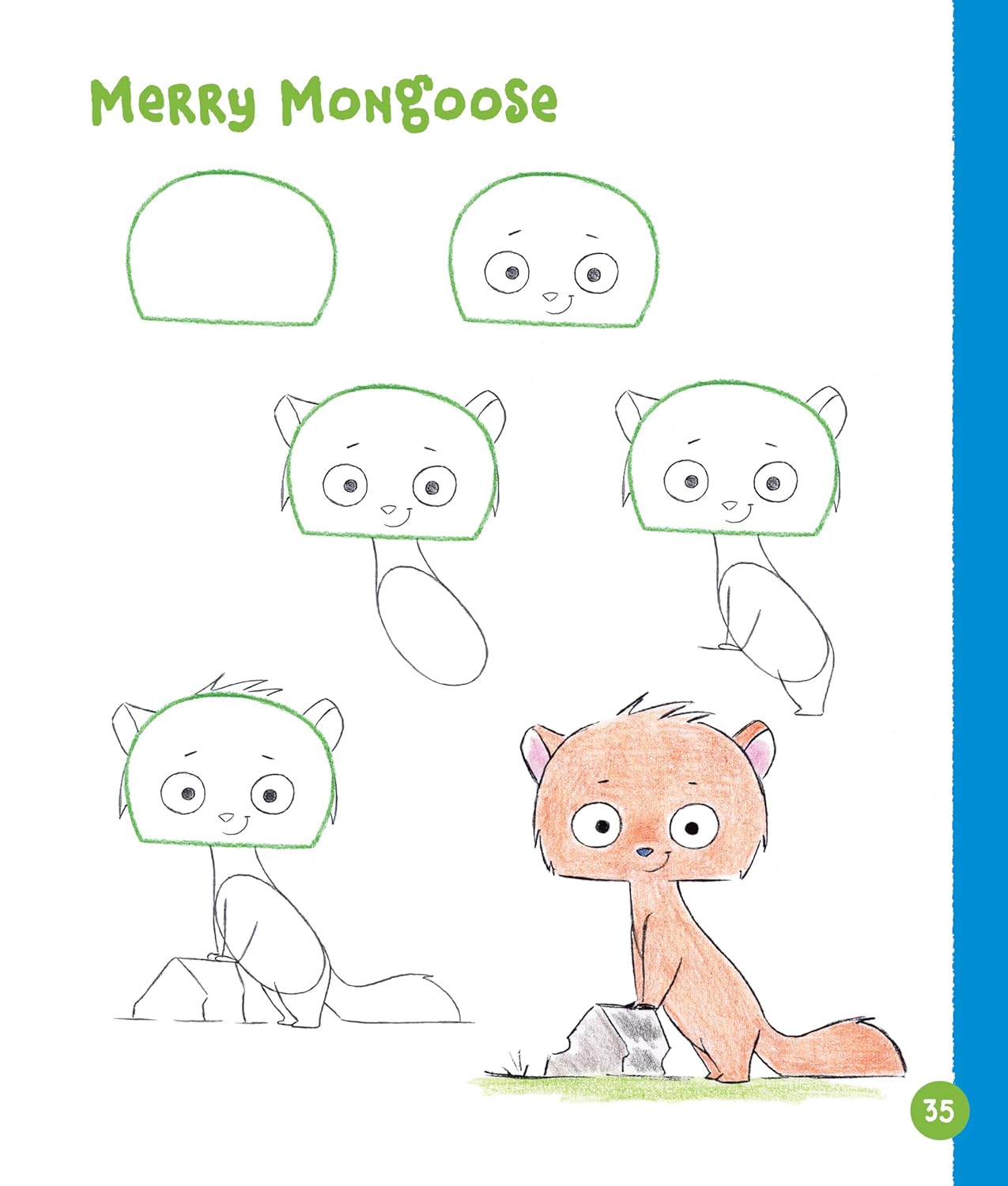 Drawing Cute Animals Shape by Shape