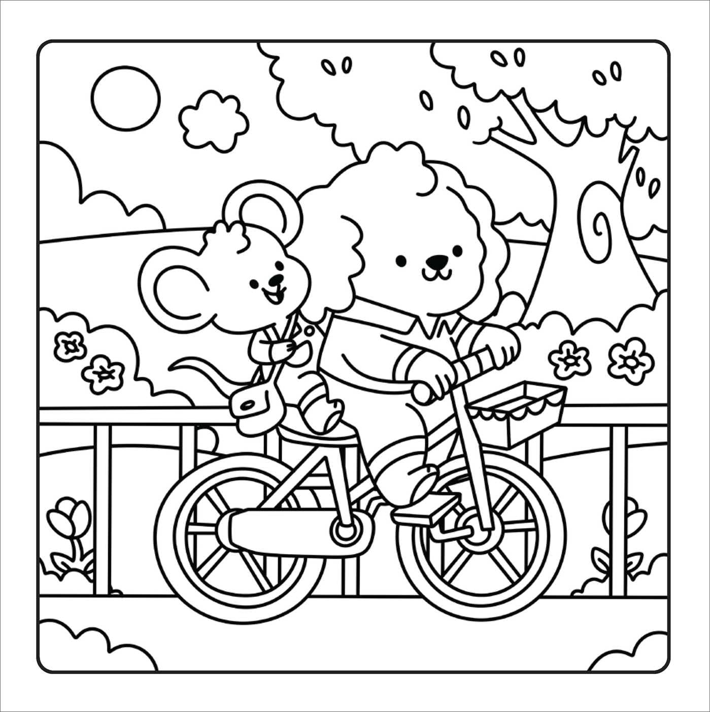 Groovy Cuties: Cozy Coloring