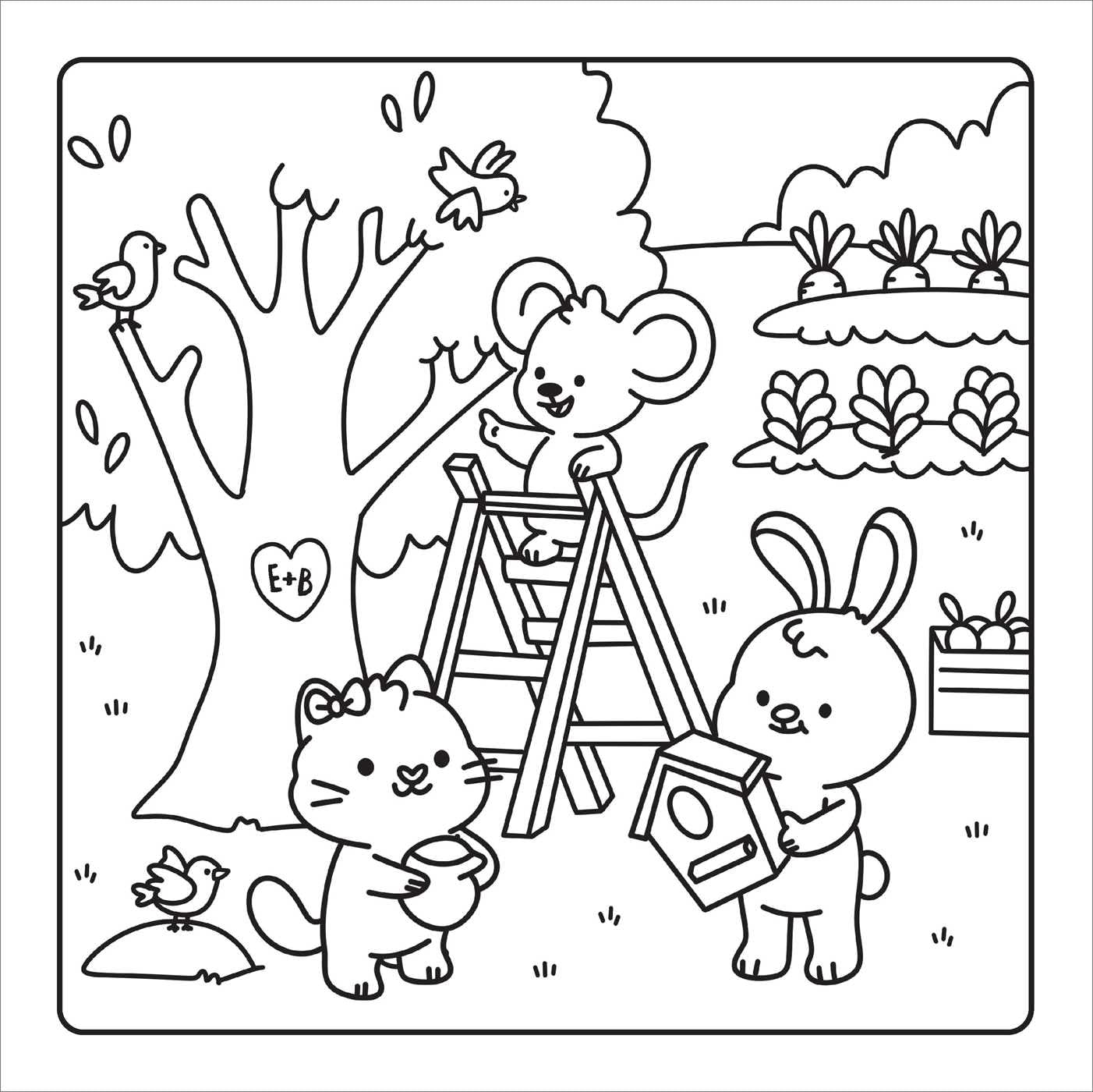 COOL CUTIES: COZY COLORING