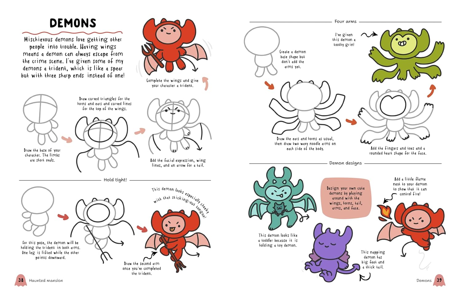 How to Draw Cute Spooky  Stuff
