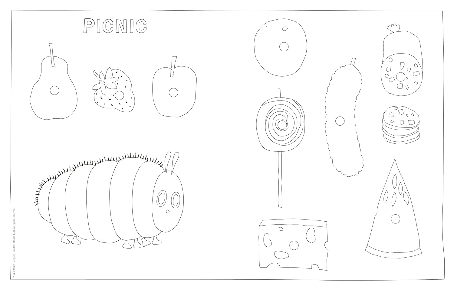 The Very Hungry Caterpillar's Very  Big Coloring Book