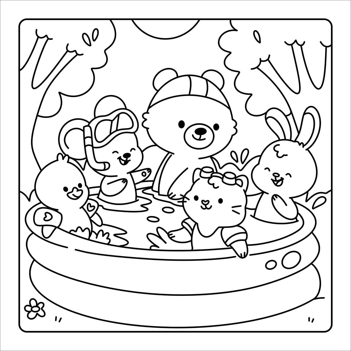 Calm Cuties: Cozy Coloring