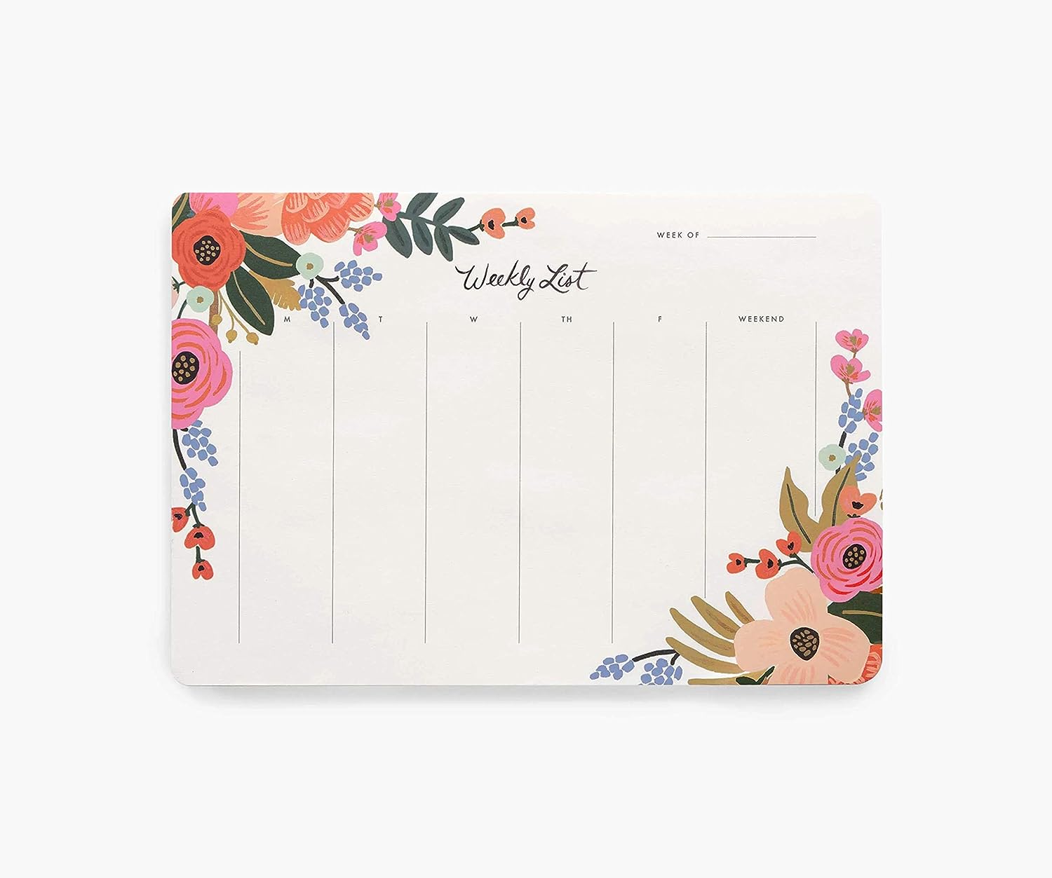 Rifle Paper Co. Lively Floral Weekly Desk Pad