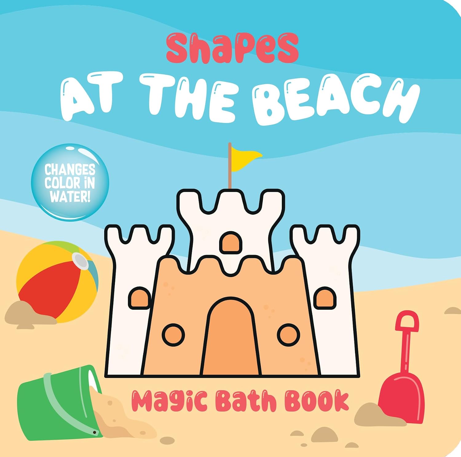 Shapes at the Beach Magic Bath Book