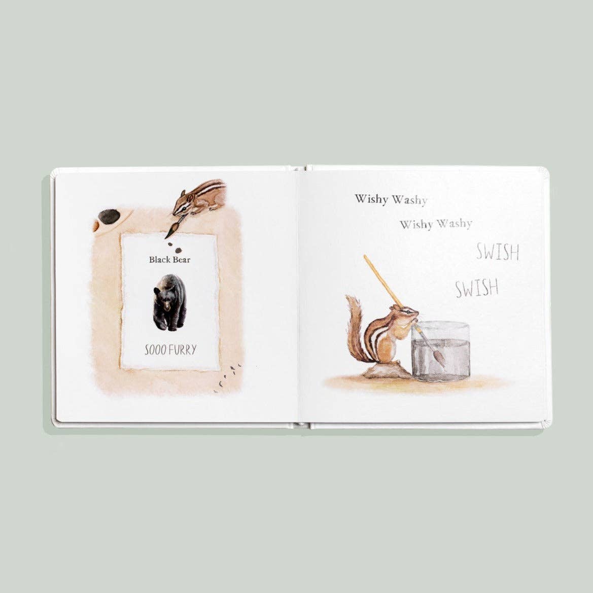 Wishy Washy: A Board Book of First Words and Colors