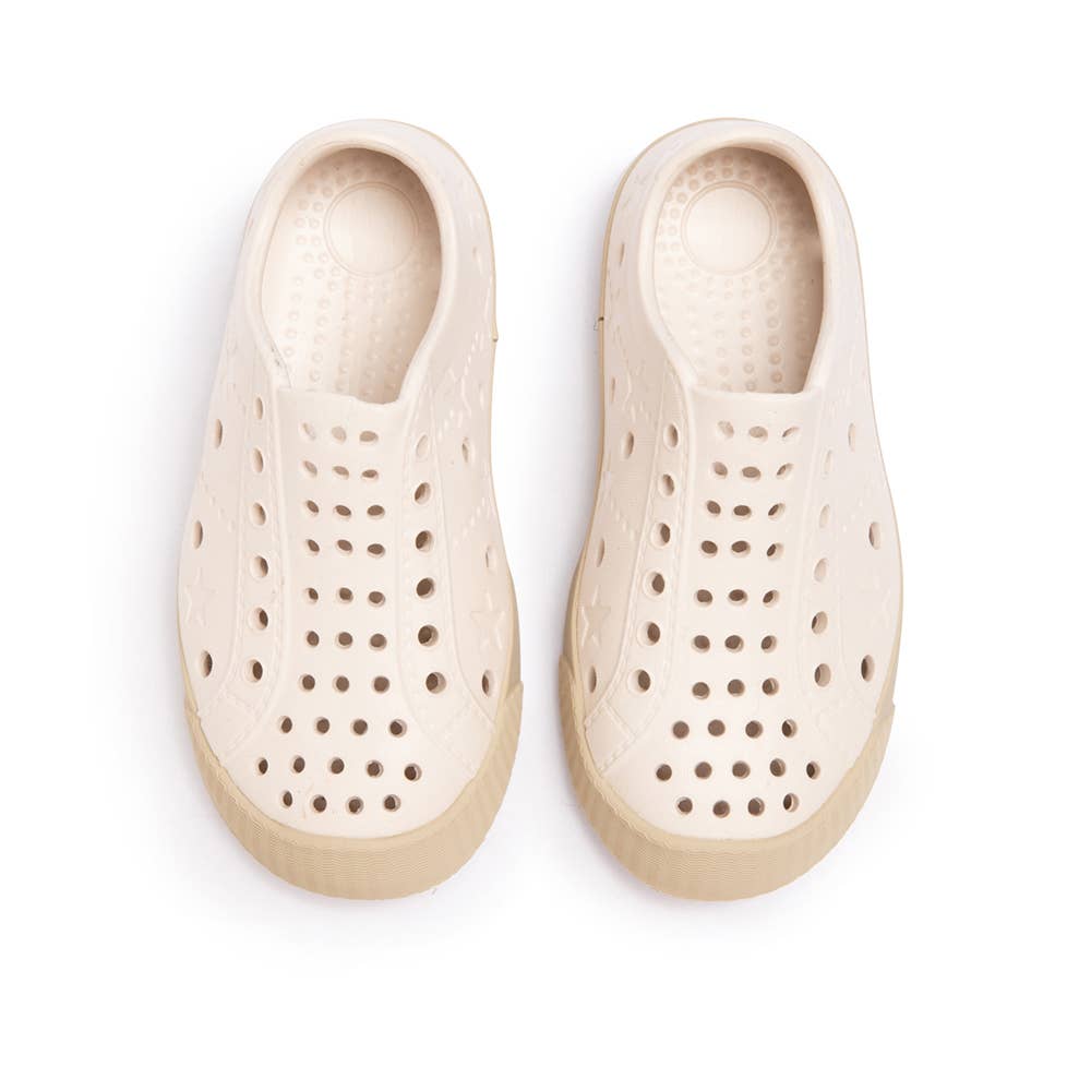 TODDLER KIDS SHOES WATERPROOF SNEAKERS | CREAM TAN