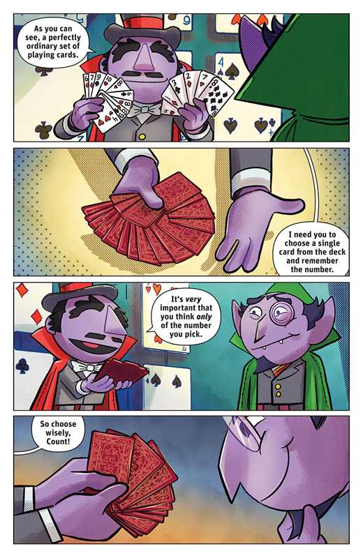 Sesame Street: The Amazing Mumford's Card Trick