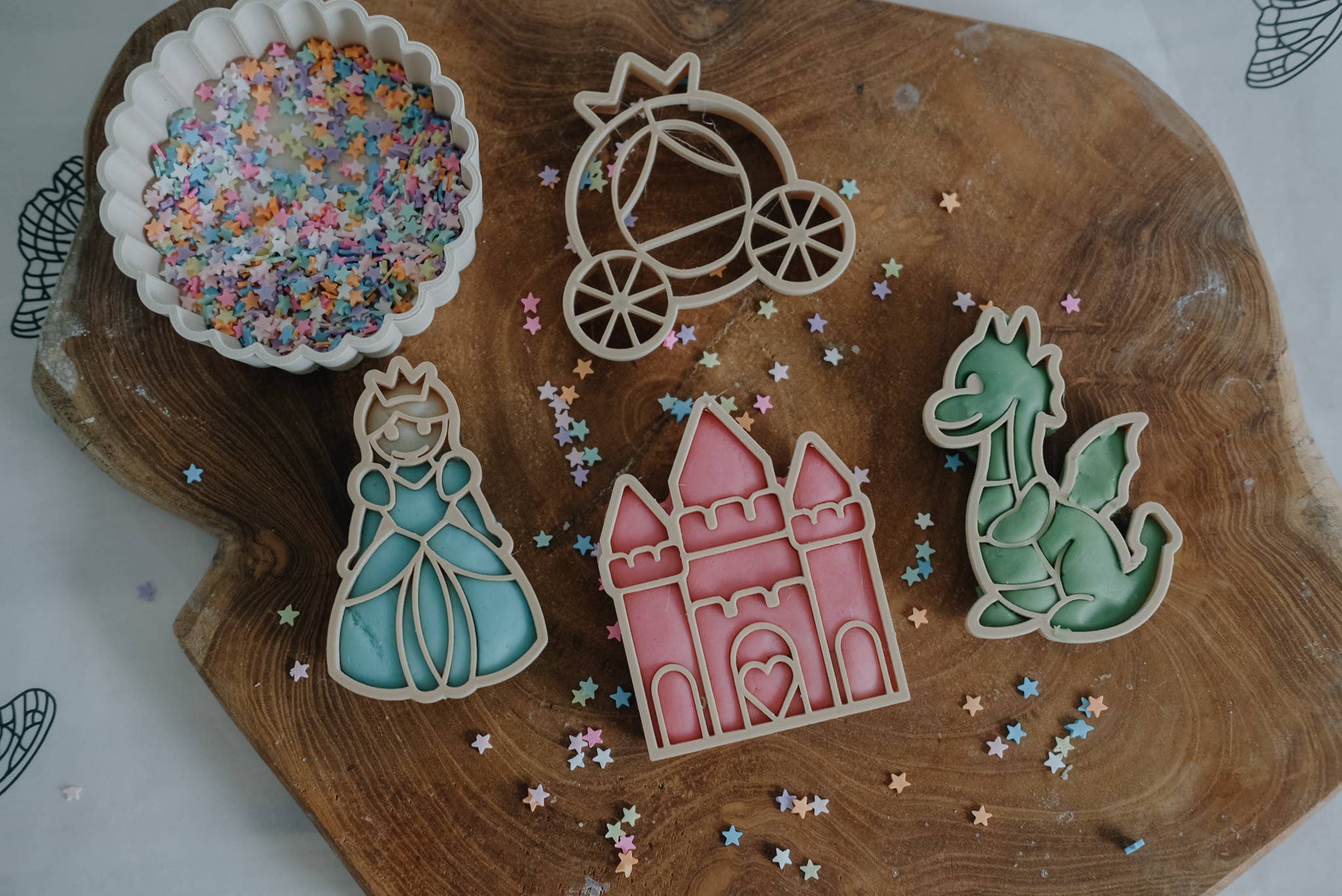 Fairytale Princess Play dough Eco Cutter Set