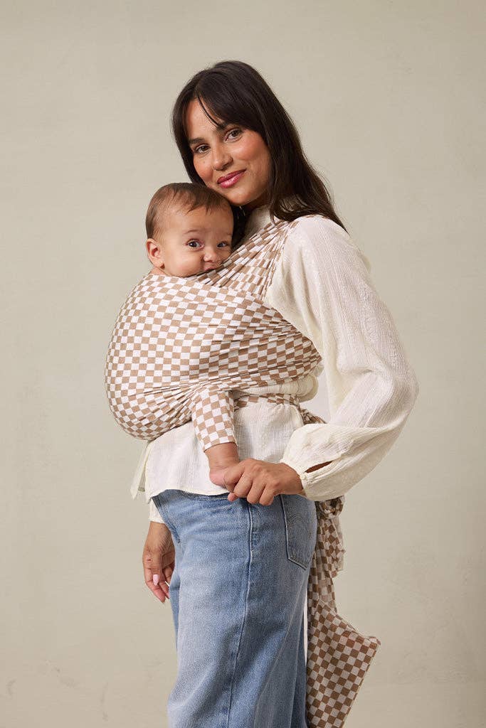 Almondine Chequer Wrap