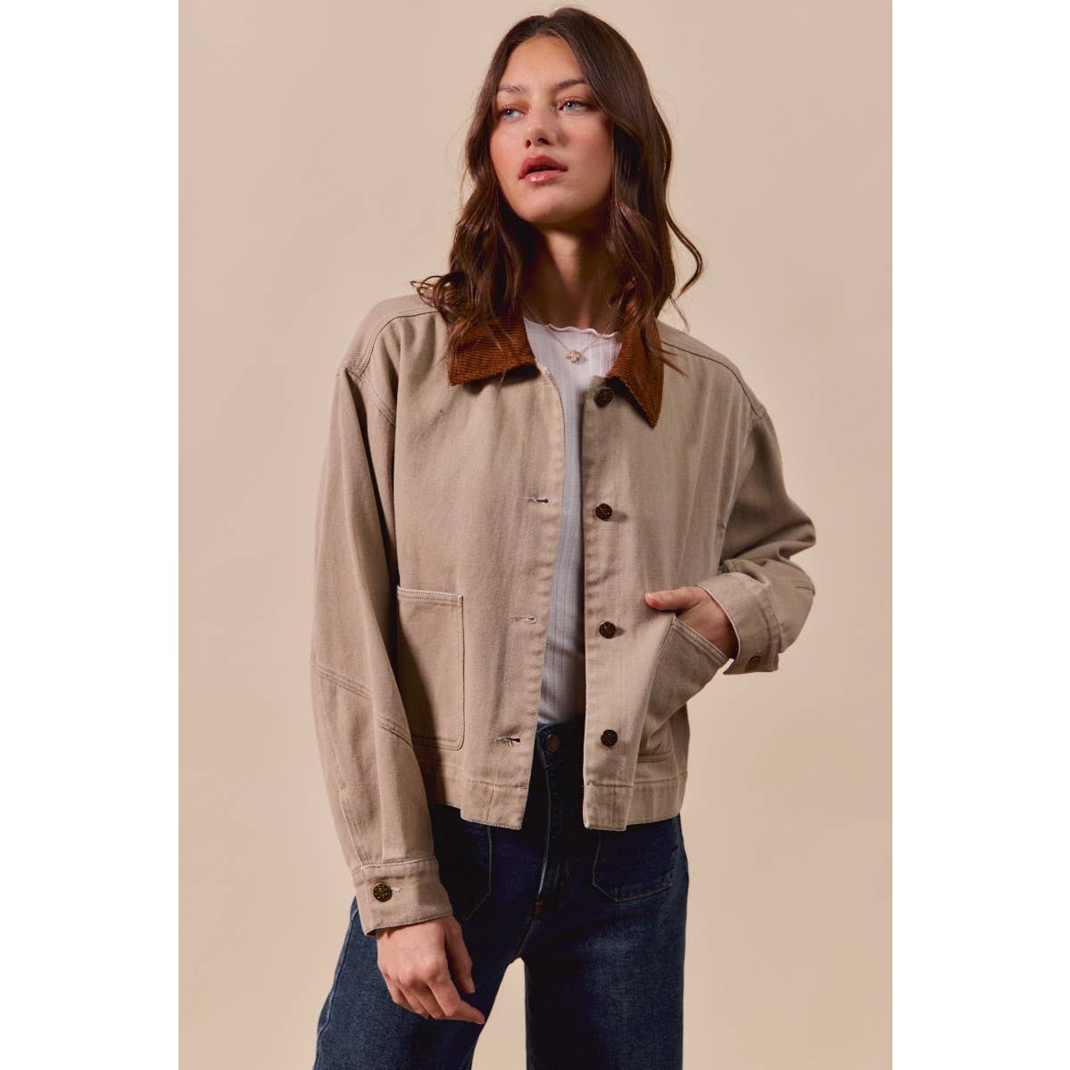 Rowan Cropped Barn Jacket