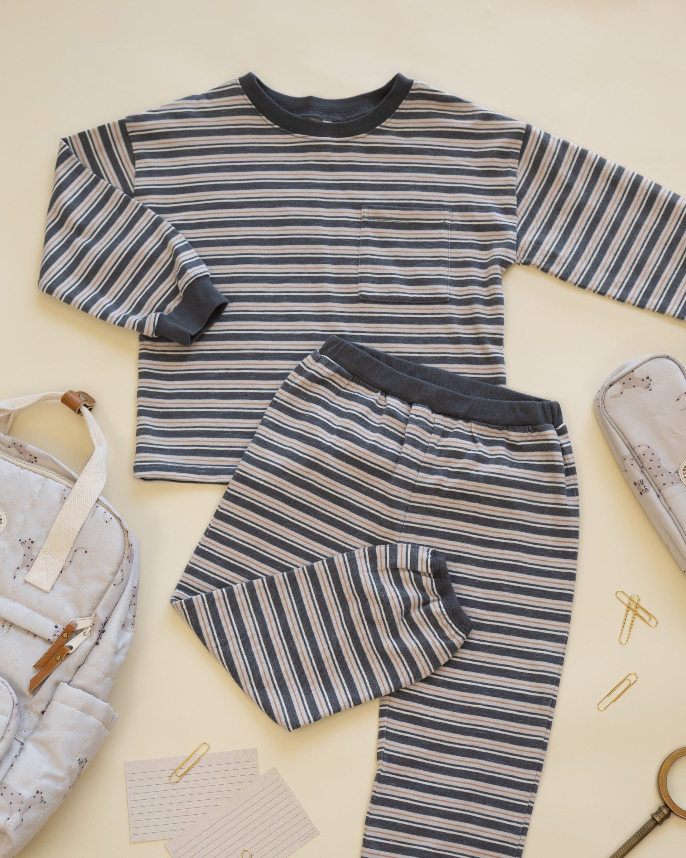 Relaxed Set || Blue Stripe