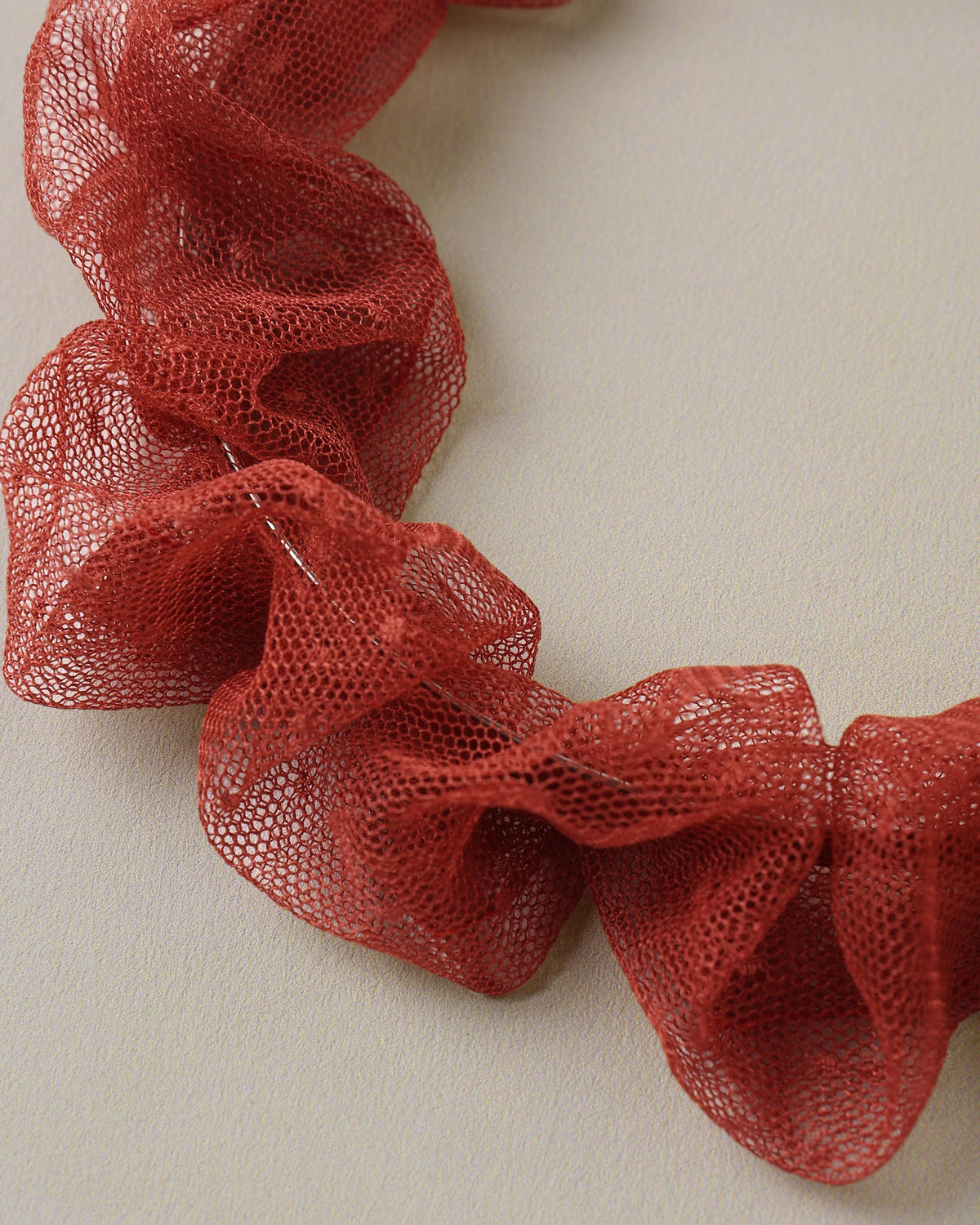 GATHERED HEADBAND || RUBY