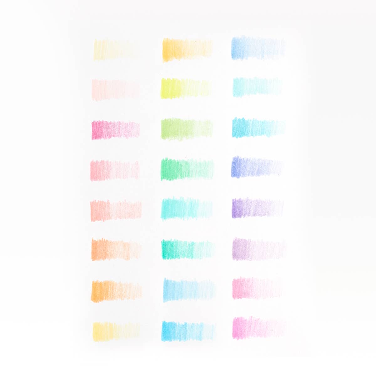 Pastel Hues Colored Pencils