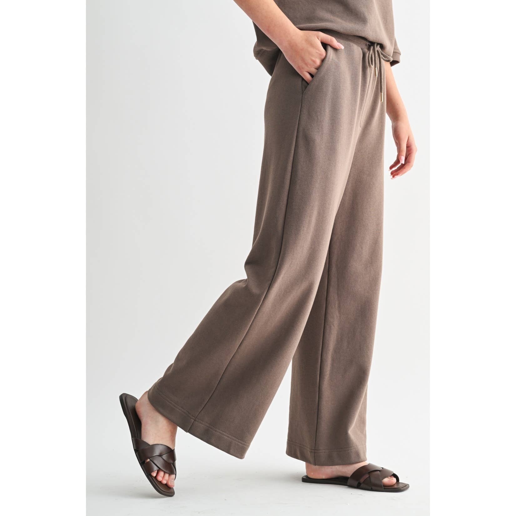 Straight Leg Pants || Truffle