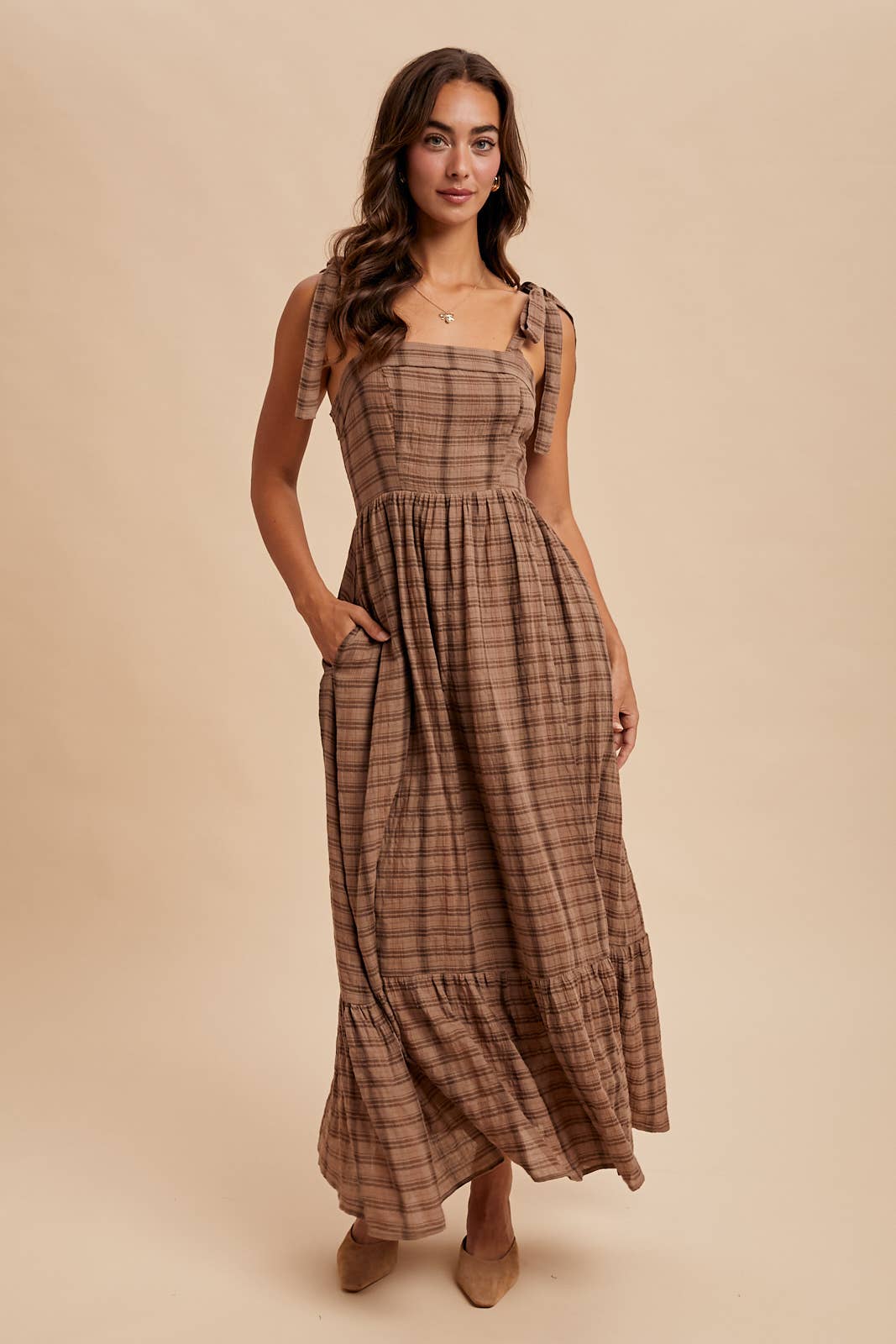 Tartan Maxi Dress