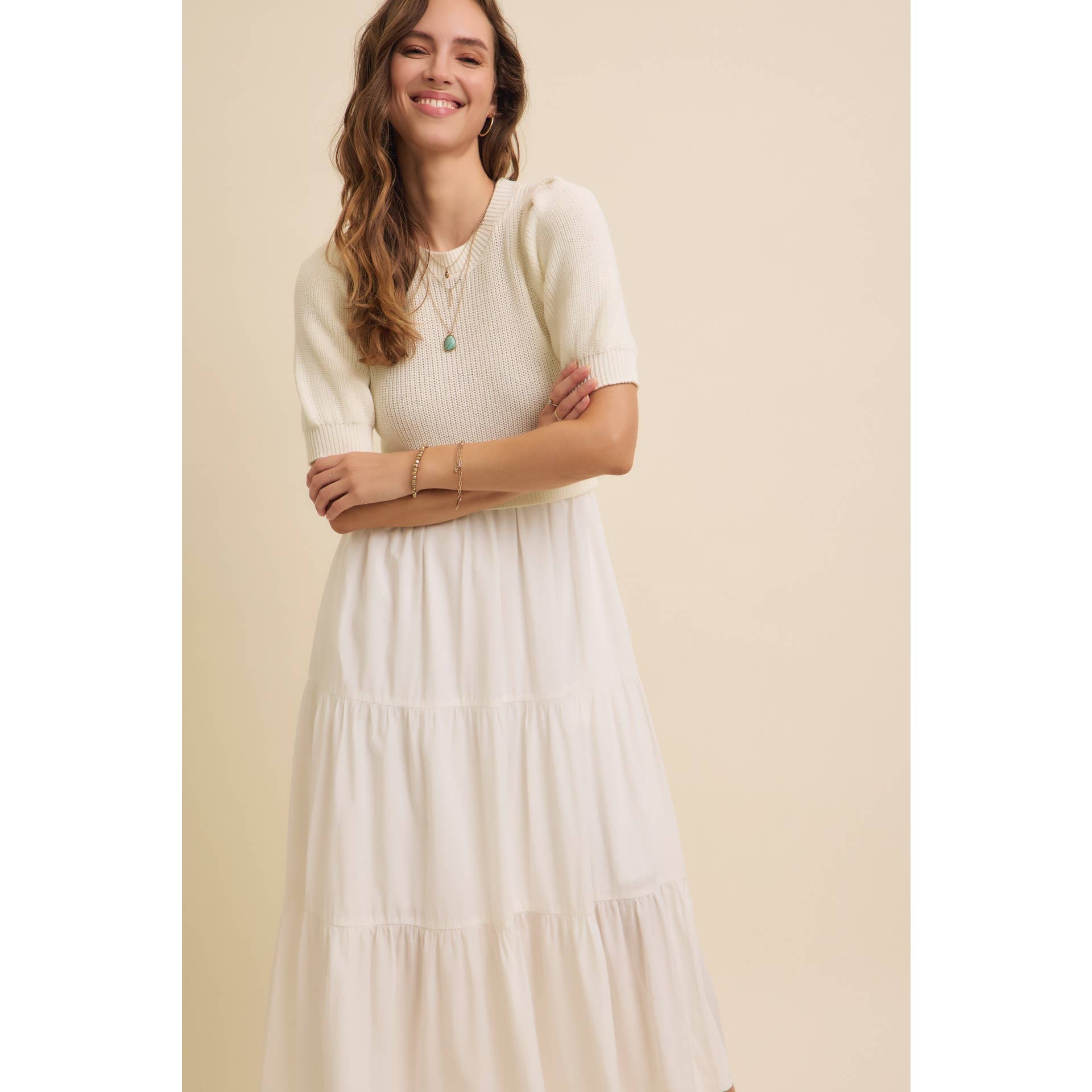 elise knit dress Elise Knit Midi Dress S