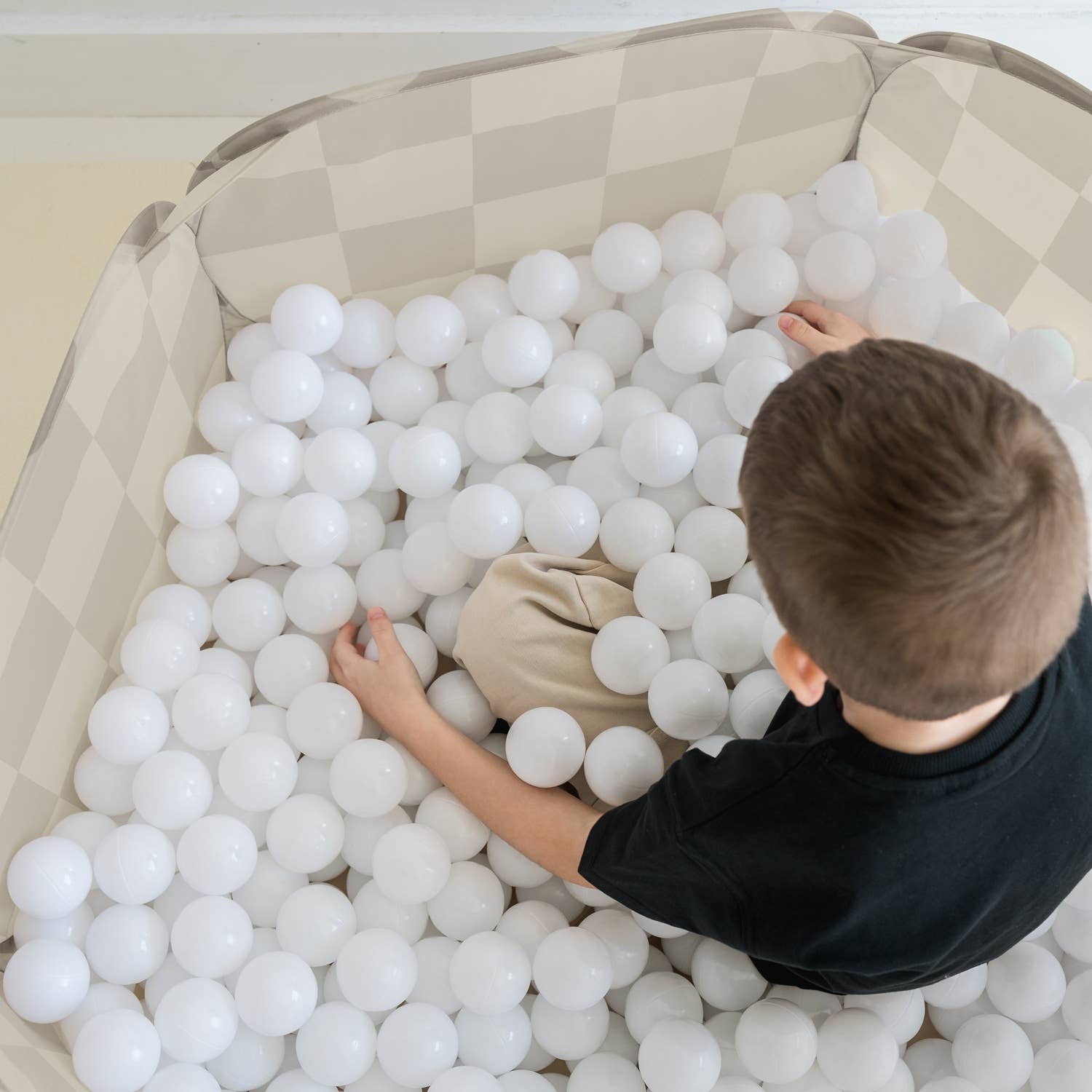Ball Pit || Checkerboard Beige