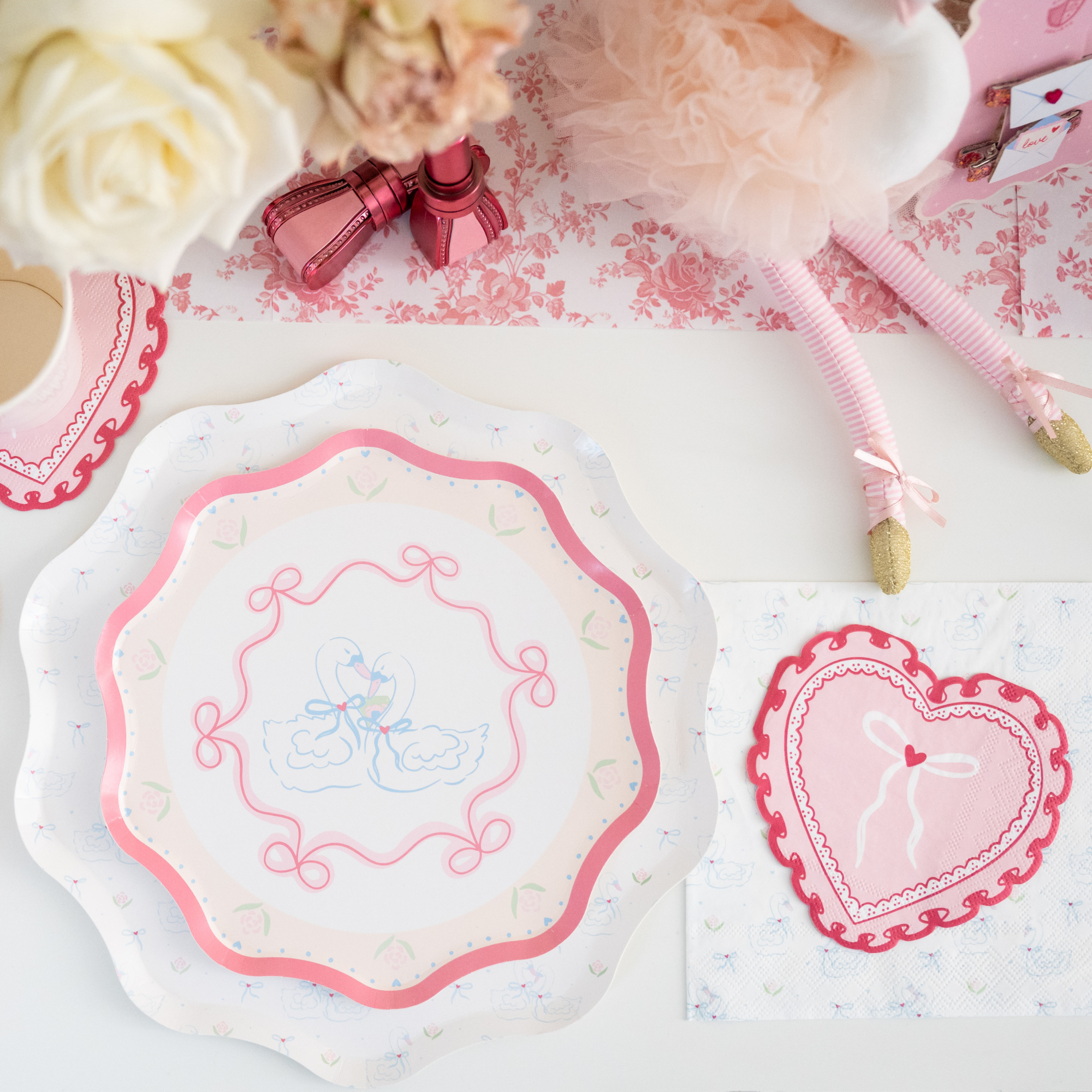 Love Birds Large Plates