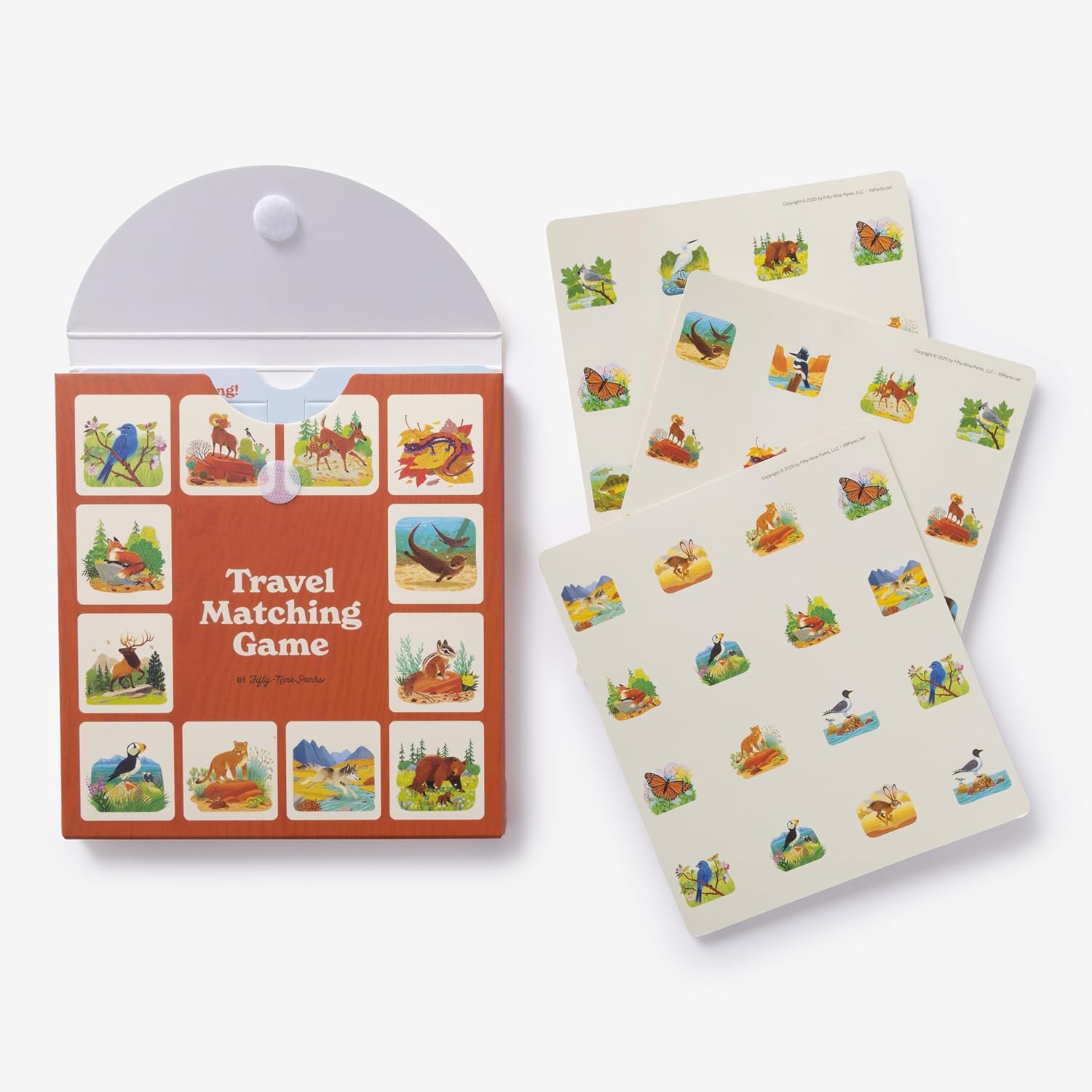 Animals of the National Parks Travel Matching Game