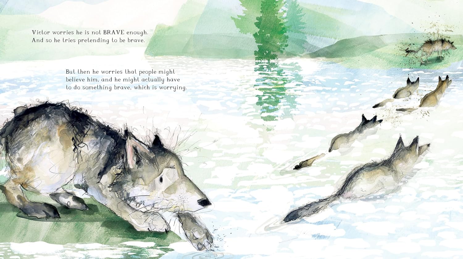 Victor, the Wolf with Worries