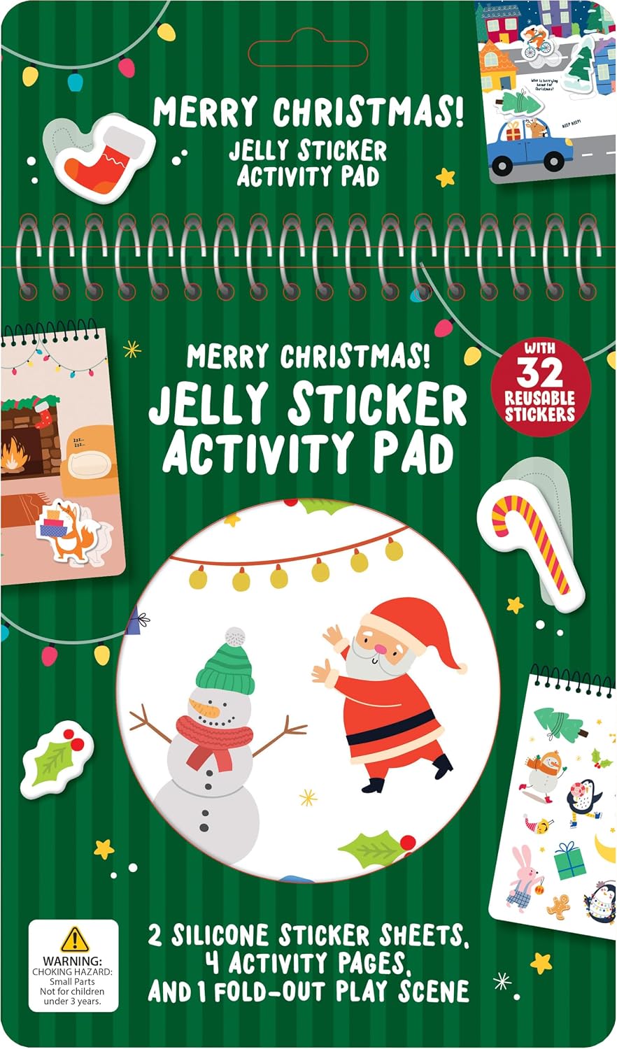 Merry Christmas! Jelly Sticker Activity Pad