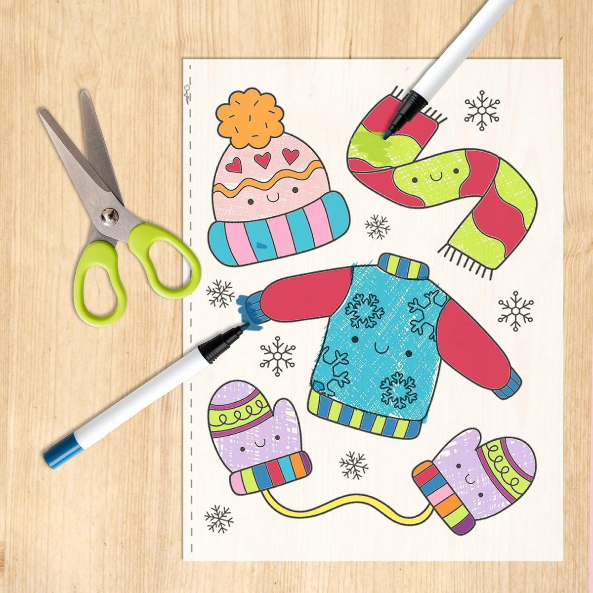 Cute Christmas Window Art