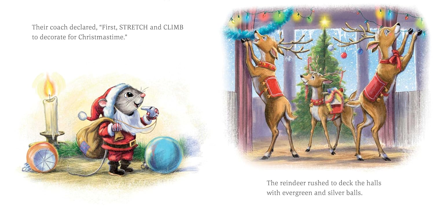 Santa Mouse Plays Reindeer Games