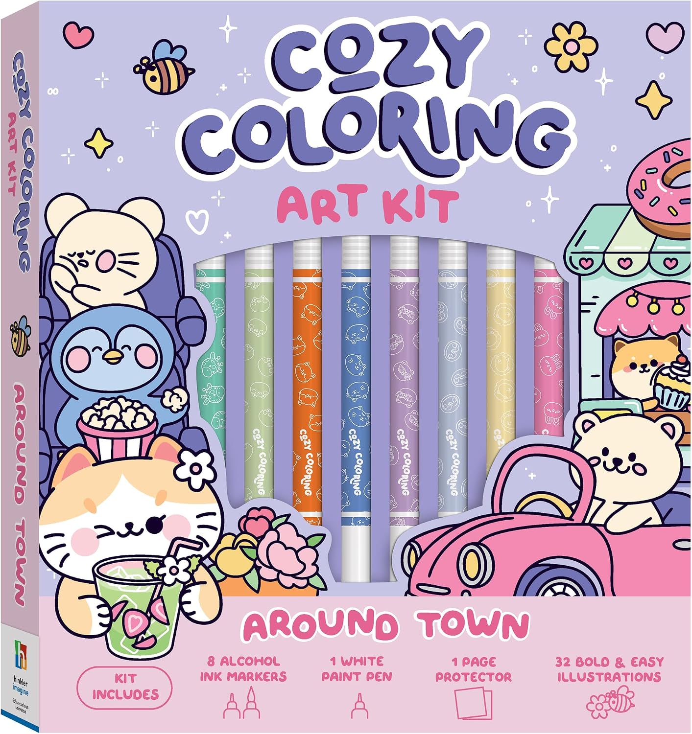 Cozy Coloring - Around Town Art Kit