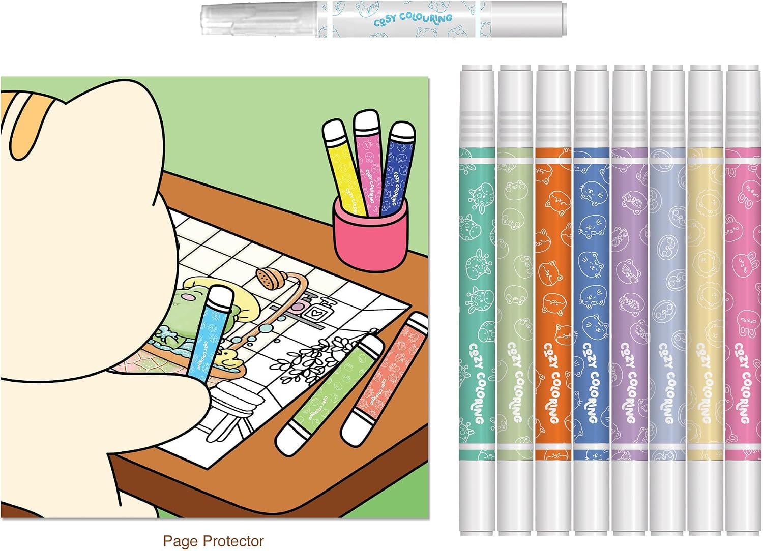 Cozy Coloring - Around Town Art Kit