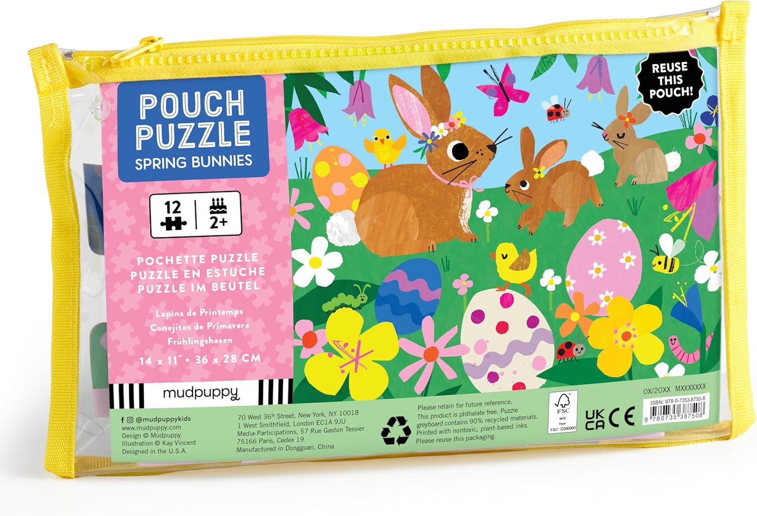 Spring Bunnies – 12 Piece Puzzle