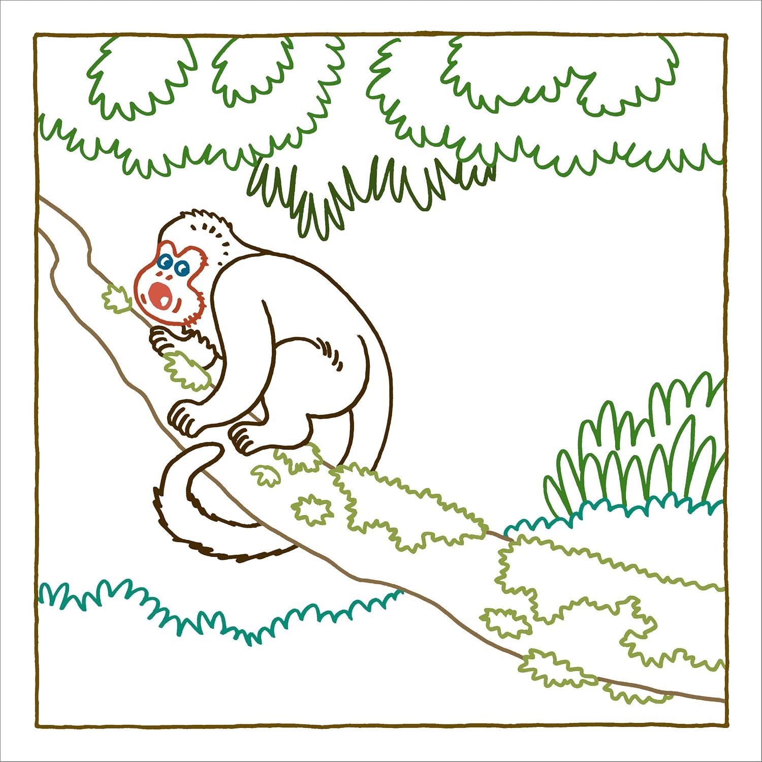 Magic Paper Coloring Book: Nature