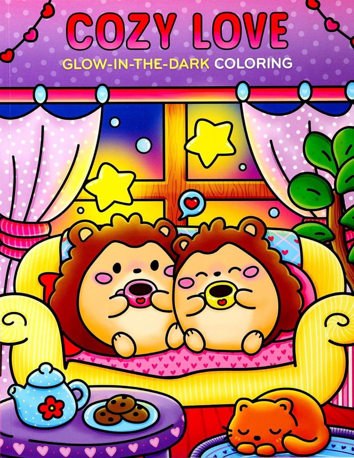 Cozy Love Glow-in-the-Dark Coloring