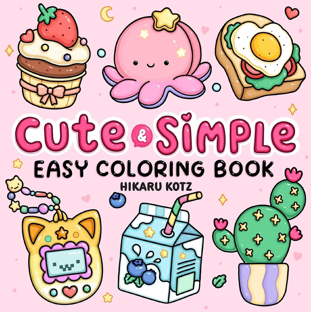 Cute & Simple: Easy Coloring Book