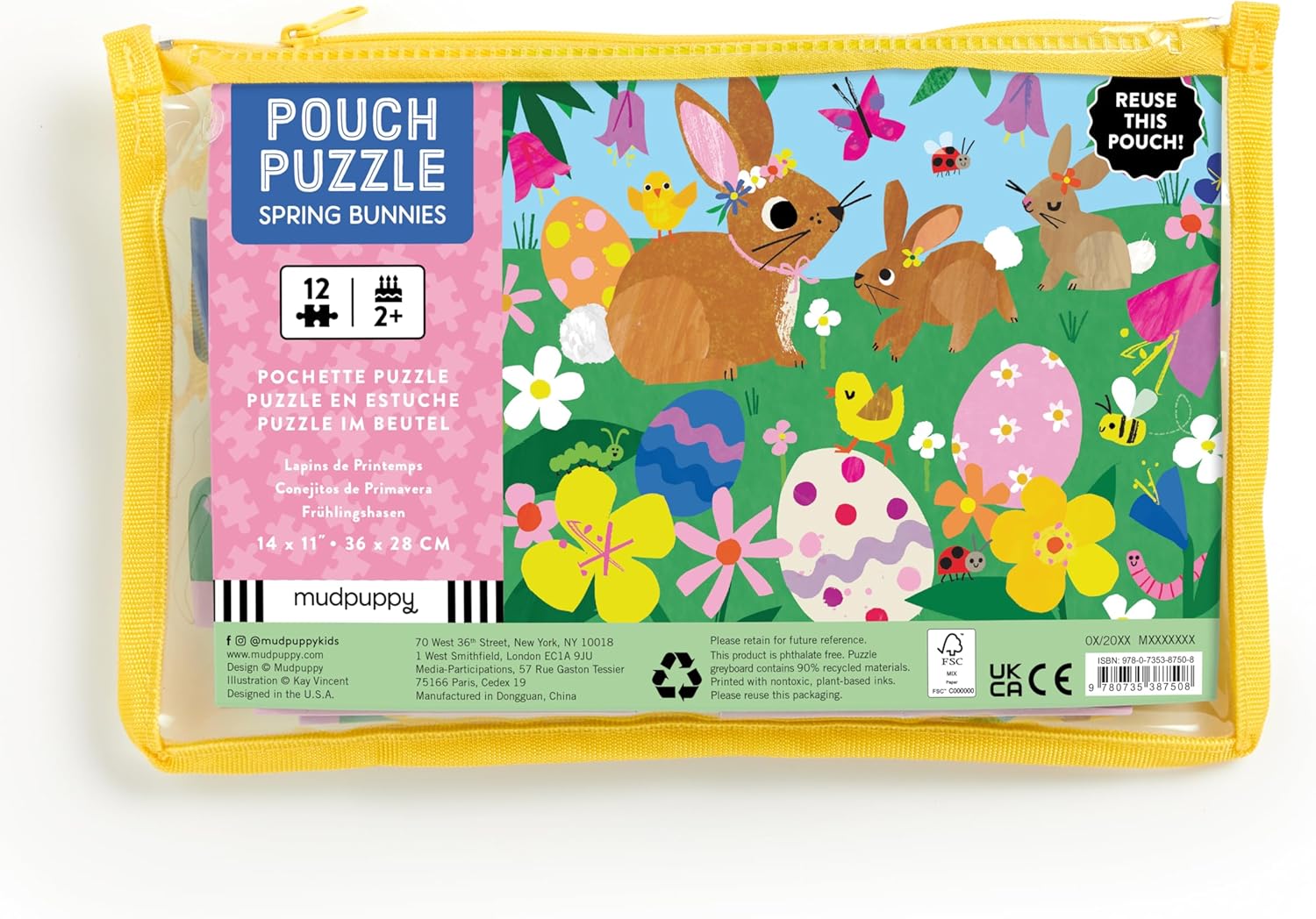 Spring Bunnies – 12 Piece Puzzle