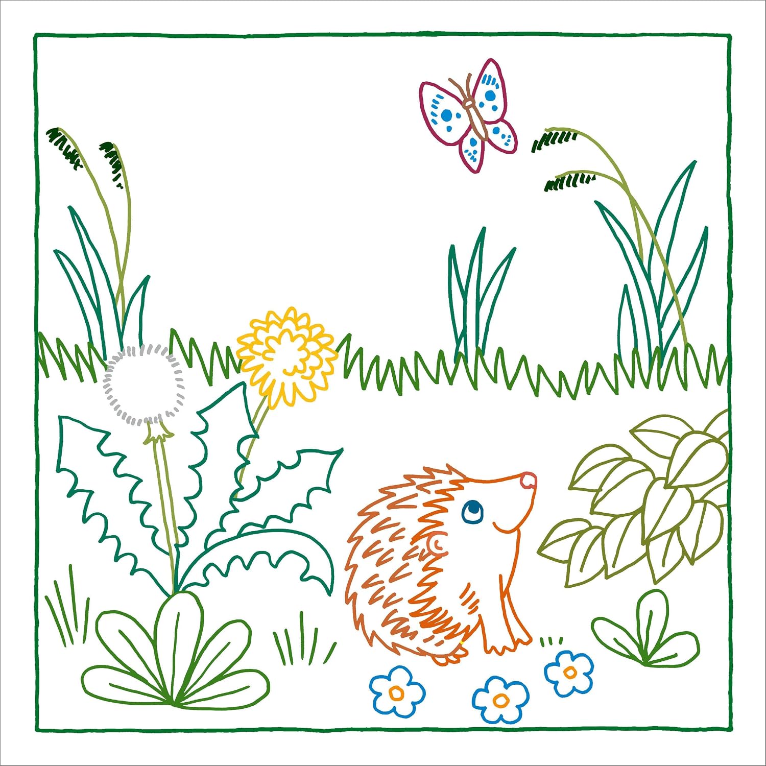 Magic Paper Coloring Book: Nature