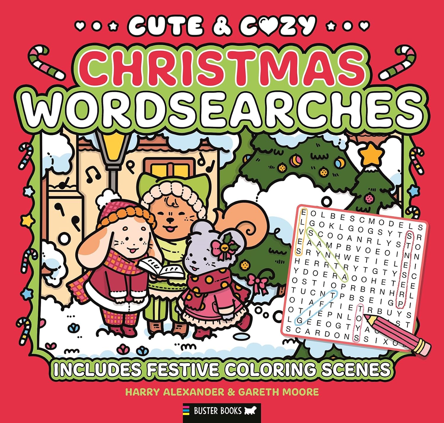 Cute & Cozy Christmas Wordsearches