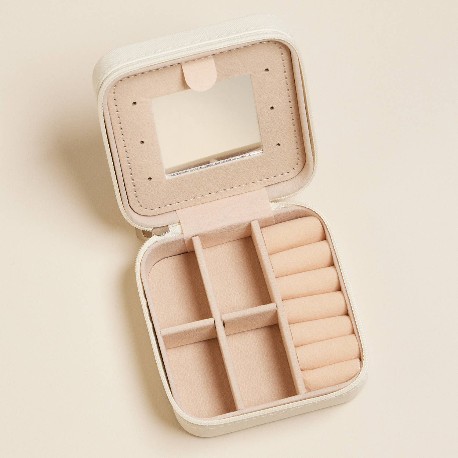 Pink Ditsy Travel Jewelry Box