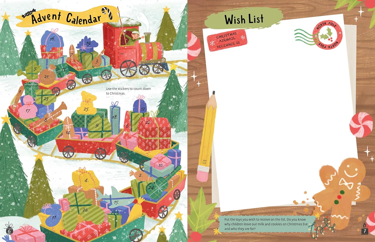 Deluxe Sticker Book: Christmas