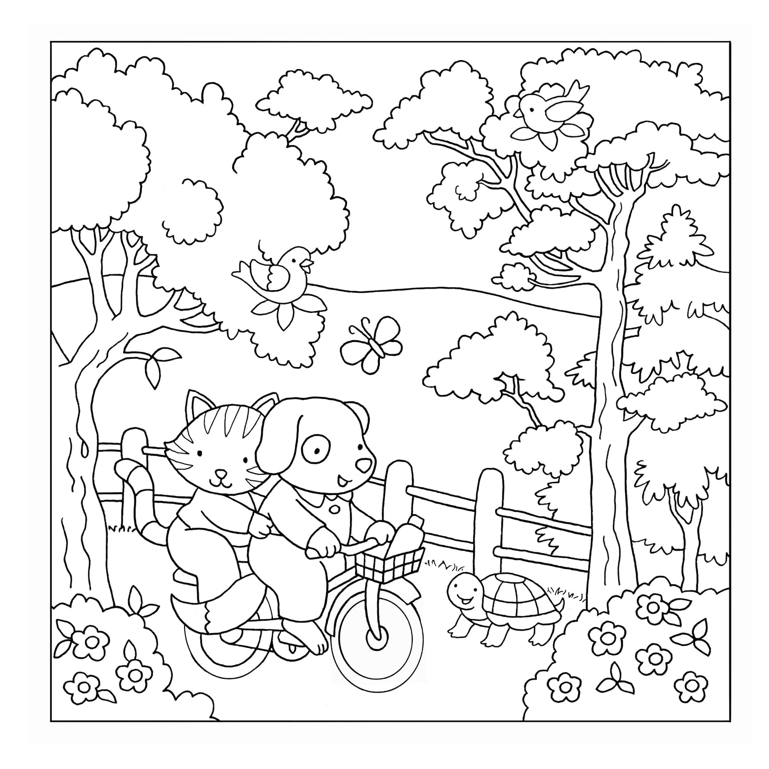 The Best Day Ever: A Cute & Cozy Coloring