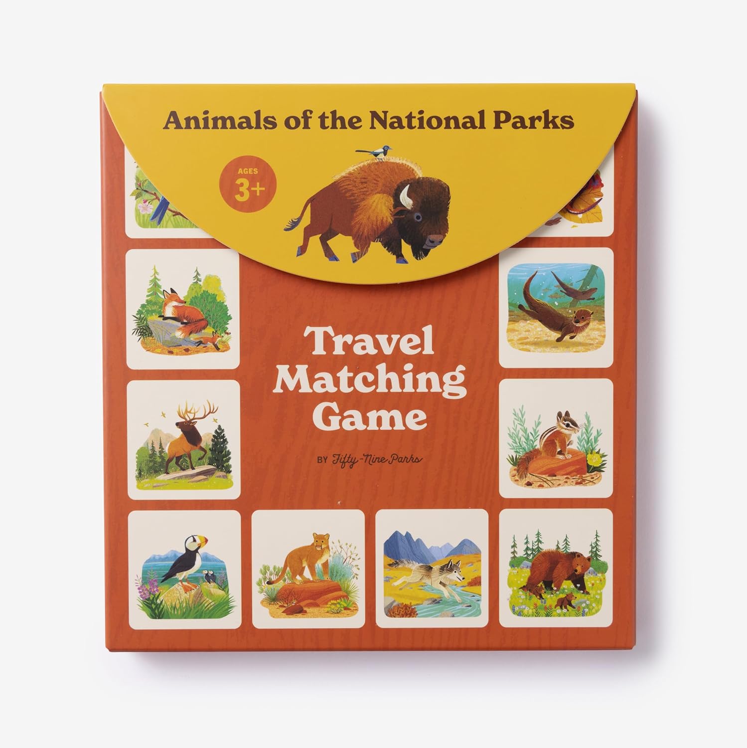 Animals of the National Parks Travel Matching Game