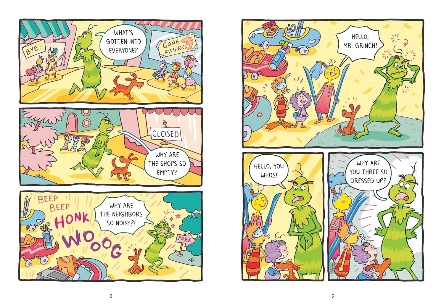 Dr. Seuss Graphic Novel: The Grinch Takes a Vacation