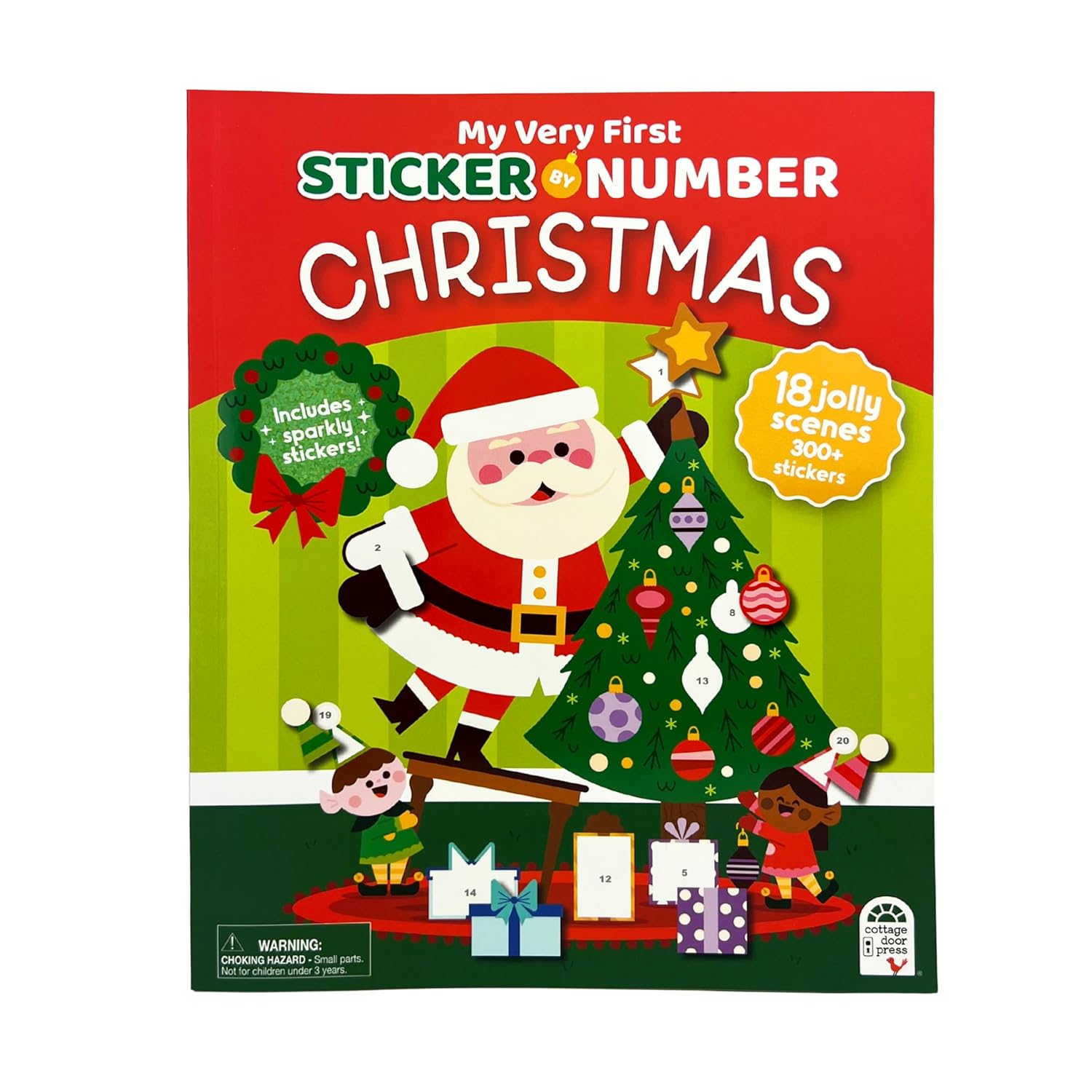 My Very First Sticker by Number Christmas