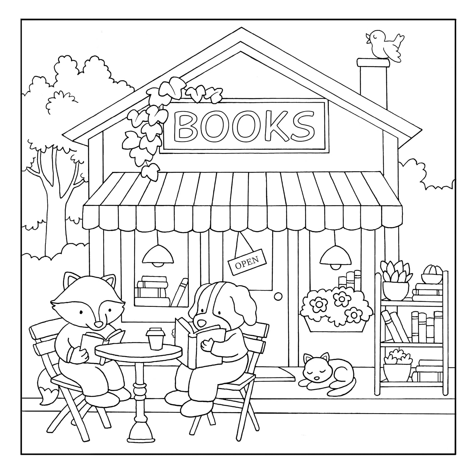 Friends Forever: A Cute & Cozy Coloring