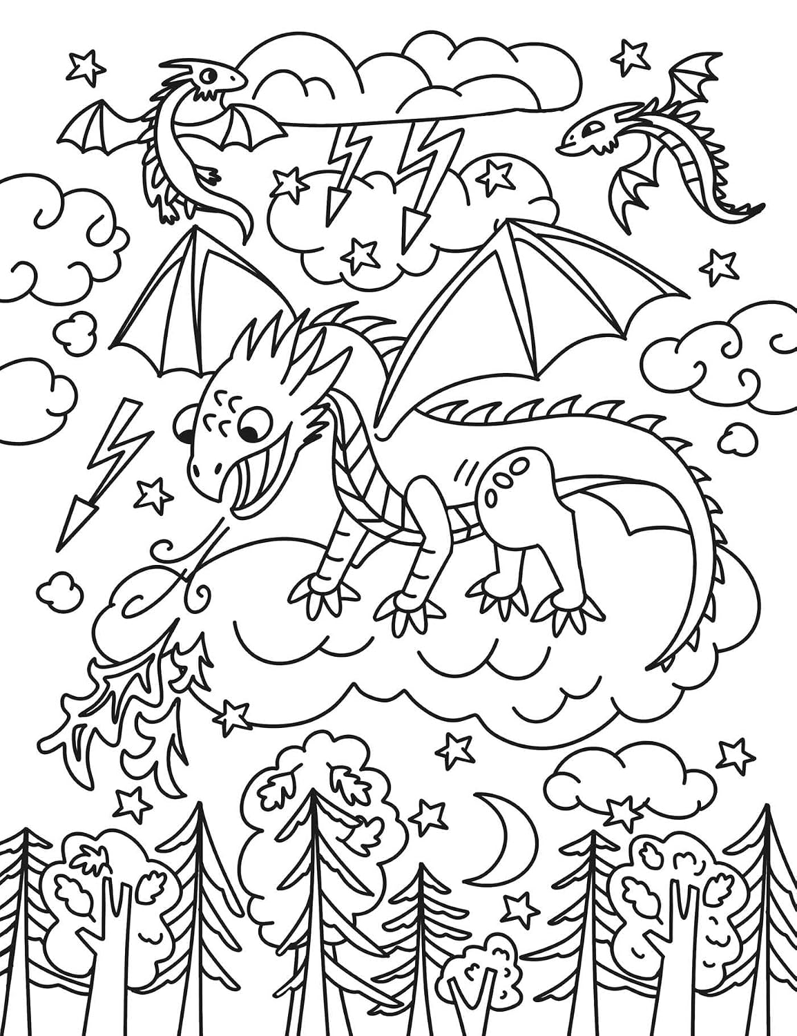 Creative Coloring: Dragons Mini-Coloring Kit