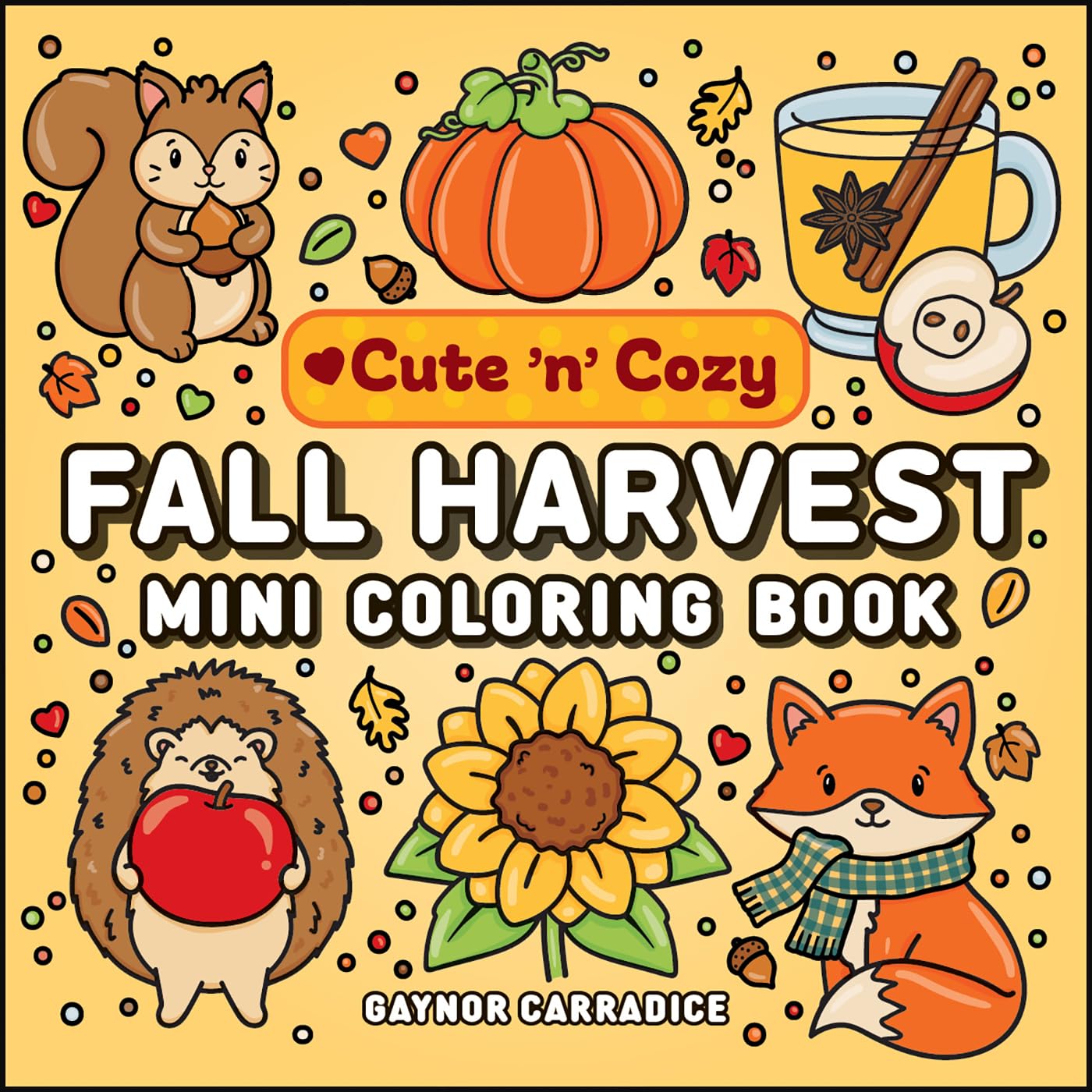 Fall Harvest Mini Coloring Book
