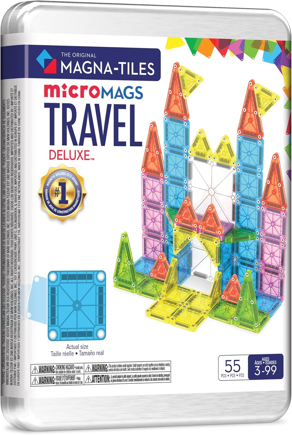 MAGNA-TILES microMAGS 26-Piece Travel Deluxe